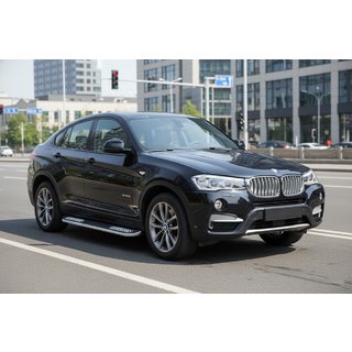 Sidetrin Tayga V2 (2 stk., aluminium) BMW X4 F26 2014–2018 foto 1