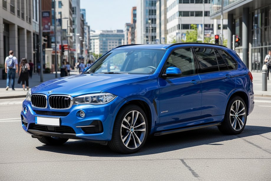 BMW X5 F15 2013–2018 Maya Blue sidetrin (2 stk., aluminium) Image