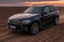 BMW X5 F15 2013–2018 Sidetrin Tayga Black (2 stk., aluminium) foto 1