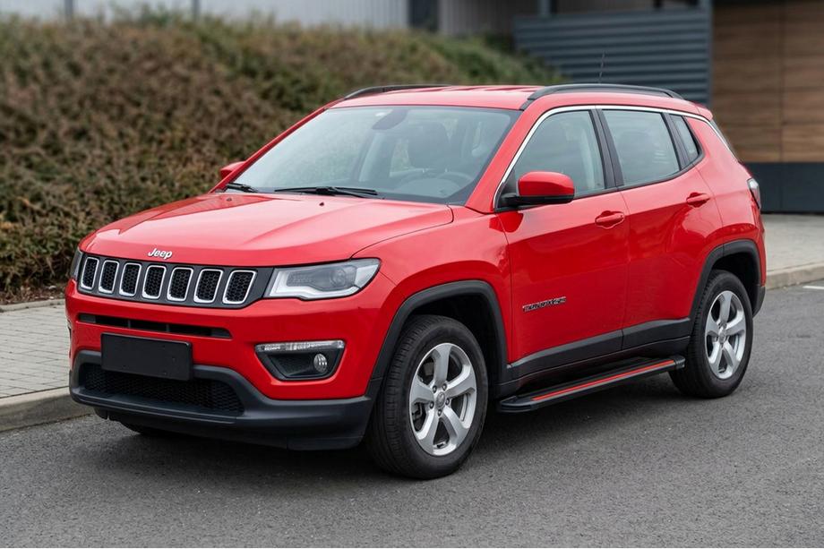 Jeep Compass 2016– Sidetrin Maya Red (2 stk., aluminium) Image
