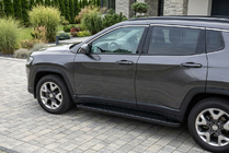 Jeep Compass 2016– Allmond Black sidetrin (2 stk., aluminium) foto 1
