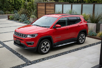 Jeep Compass 2016– Sunrise sidetrin (2 stk., aluminium) foto 1