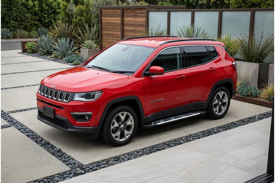 Jeep Compass 2016– Sunrise sidetrin (2 stk., aluminium) Image