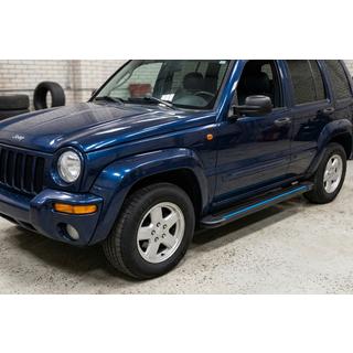 Maya Blue sidetrin (2 stk., aluminium) Jeep Cherokee/Liberty 2002–2007 foto 1