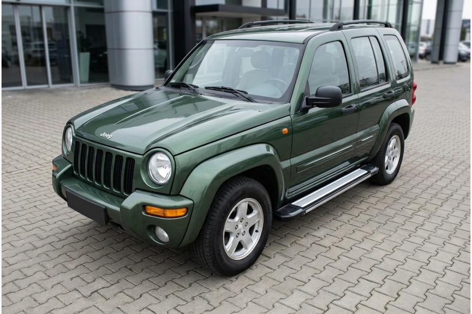 Jeep Cherokee/Liberty 2002–2007 Sidetrin Rainbow (2 stk., aluminium) Foto 1