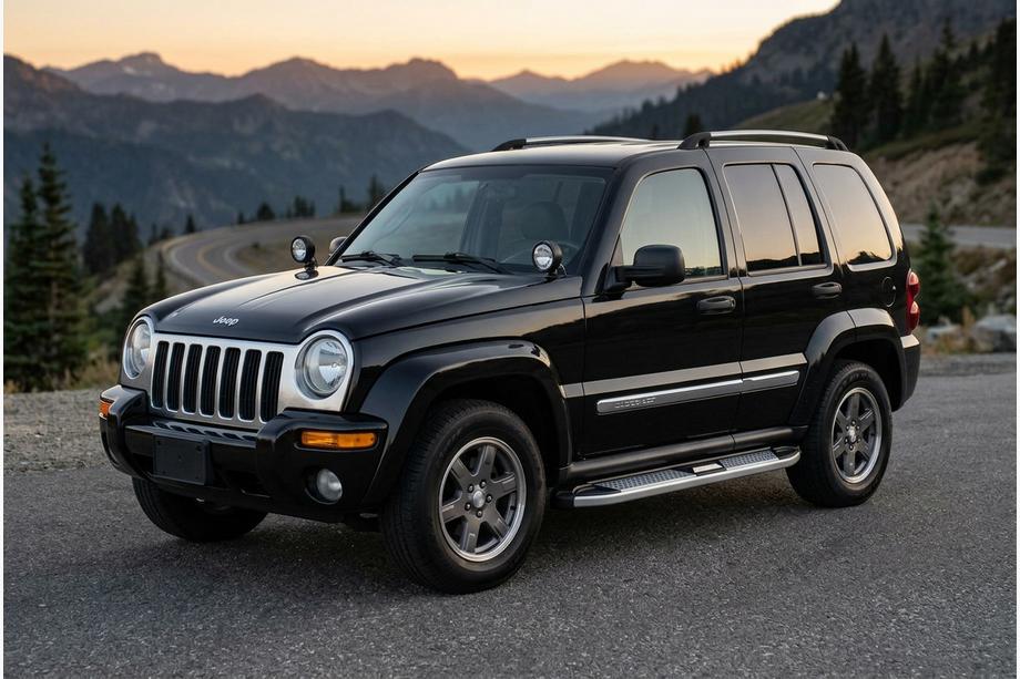 Jeep Cherokee/Liberty 2002–2007 Mevsim Grey sidetrin (2 stk., aluminium) Image