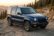 Jeep Cherokee/Liberty 2002–2007 Allmond Black sidetrin (2 stk., aluminium) foto 1