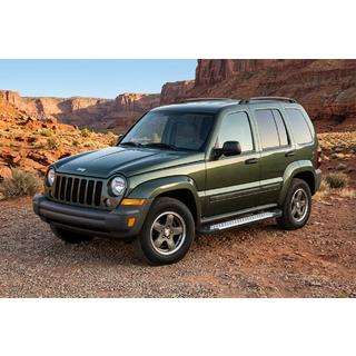 Sidetrin Allmond Grey (2 stk., aluminium) Jeep Cherokee/Liberty 2002–2007 foto 1