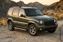 Jeep Cherokee/Liberty 2002–2007 BlackLine sidetrin (2 stk., aluminium) foto 1