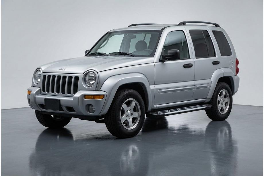Jeep Cherokee/Liberty 2002–2007 Sunrise sidetrin (2 stk., aluminium) Foto 1