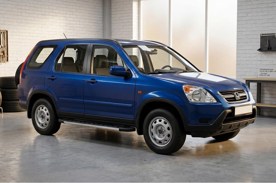 Honda CRV 2001–2006 Duru sidetrin (2 stk., aluminium) Image