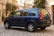 Honda CRV 2001–2006 Sideskørter Maya V2 (2 stk., aluminium) foto 1