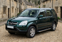 Honda CRV 2001–2006 BlackLine sidetrin (2 stk., aluminium) foto 1