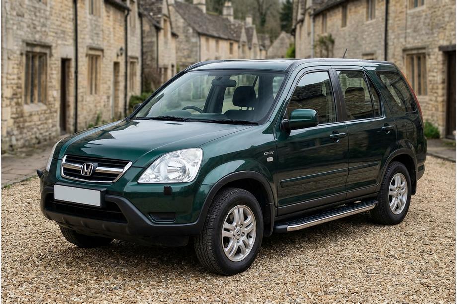 Honda CRV 2001–2006 BlackLine sidetrin (2 stk., aluminium) Image