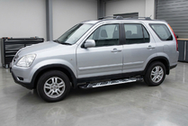 Honda CRV 2001–2006 Sunrise sidetrin (2 stk., aluminium) foto 1