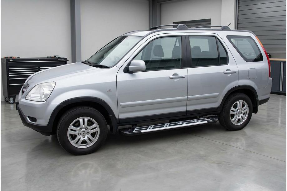 Honda CRV 2001–2006 Sunrise sidetrin (2 stk., aluminium) Image