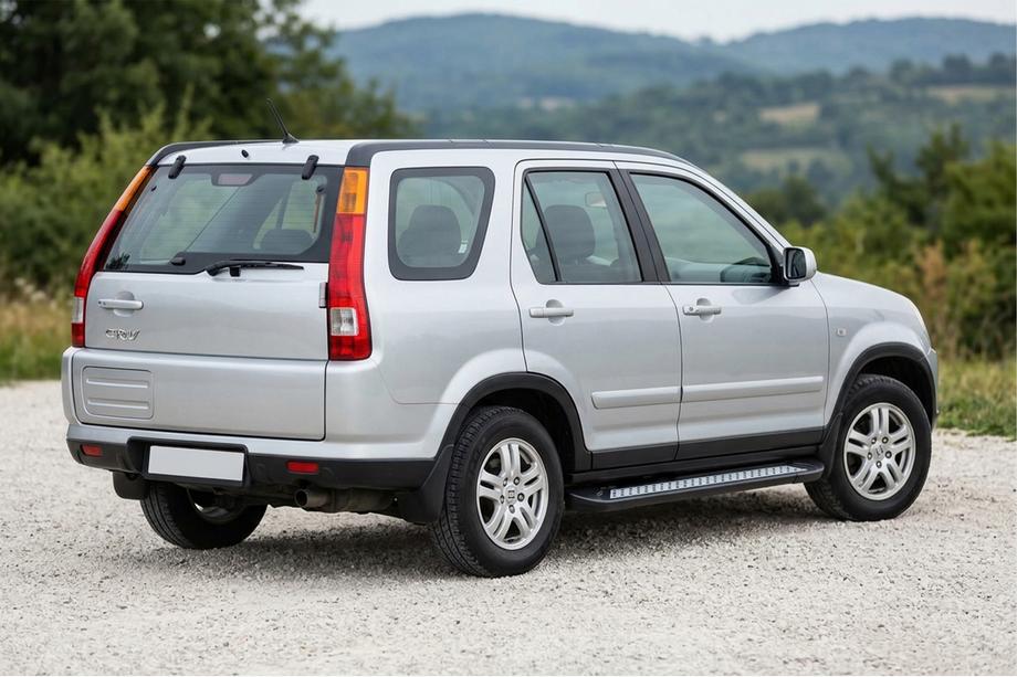 Honda CRV 2001–2006 Sidetrin Vision New Black (2 stk., aluminium) Image