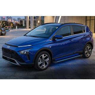 Maya Blue sidetrin (2 stk., aluminium) foto 1