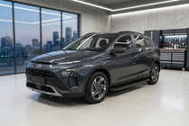 Hyundai Bayon 2021– Sidetrin Tayga Black (2 stk., aluminium) foto 1