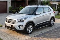 Hyundai Creta 2014–2020 Sidetrin Bosphore Grey (2 stk., aluminium) foto 1