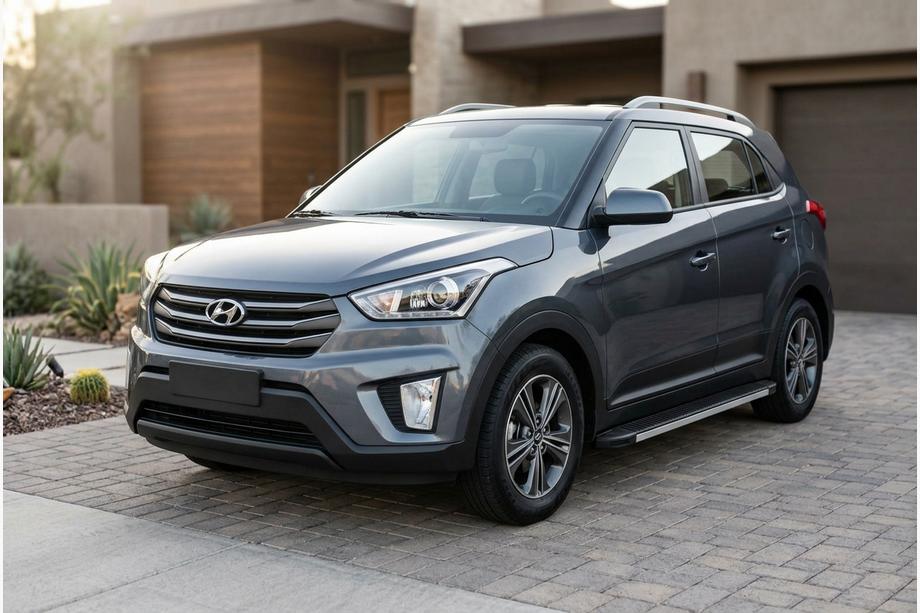 Hyundai Creta 2014–2020 Sidetrin Maya V1 (2 stk., aluminium) Image