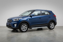 Hyundai Creta 2014–2020 Sideskørter Maya V2 (2 stk., aluminium) foto 2
