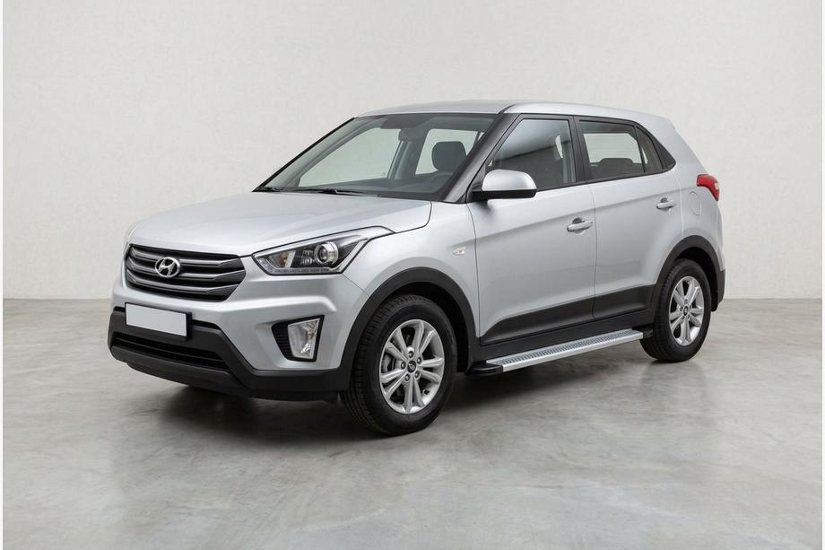 Hyundai Creta 2014–2020 Sideskørter Maya V2 (2 stk., aluminium) Image