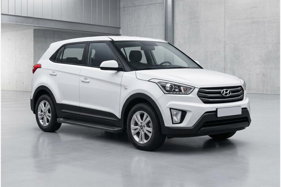 Hyundai Creta 2014–2020 Allmond Black sidetrin (2 stk., aluminium) Image
