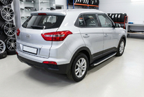 Hyundai Creta 2014–2020 Sidetrin Fullmond (2 stk., aluminium) foto 2
