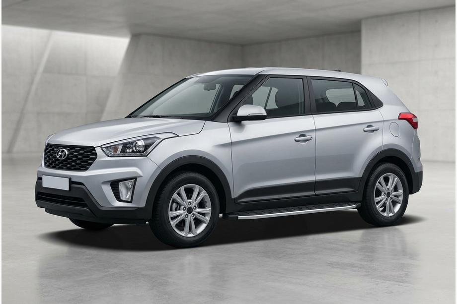 Hyundai Creta 2014–2020 Sidetrin Fullmond (2 stk., aluminium) Image