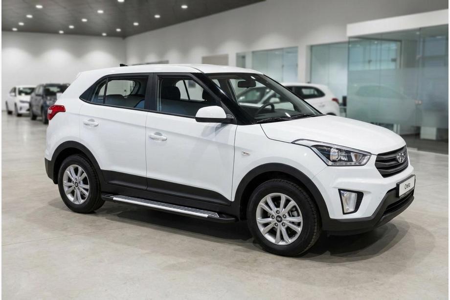 Hyundai Creta 2014–2020 Sidetrin Line (2 stk., aluminium) Image