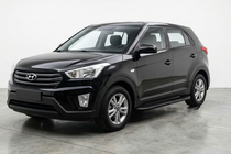 Hyundai Creta 2014–2020 Sidetrin Tayga Black (2 stk., aluminium) foto 1