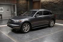 Infiniti FX 2003–2008 Sidetrin Bosphore Black (2 stk., aluminium) foto 1