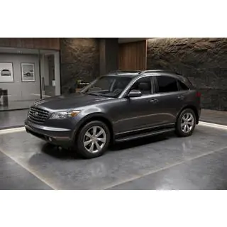 Sidetrin Bosphore Black (2 stk., aluminium) Infiniti FX 2003–2008 foto 1