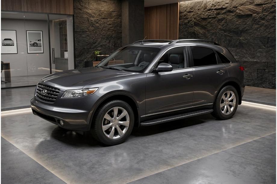 Infiniti FX 2003–2008 Sidetrin Bosphore Black (2 stk., aluminium) Image