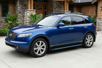 Infiniti FX 2003–2008 Maya Blue sidetrin (2 stk., aluminium) foto 1