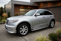 Infiniti FX 2003–2008 Sidetrin Maydos V2 (2 stk., aluminium) foto 1