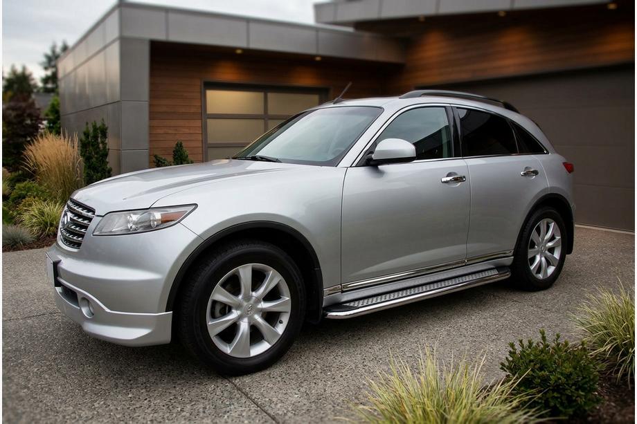 Infiniti FX 2003–2008 Sidetrin Maydos V2 (2 stk., aluminium) Image