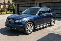 Infiniti FX 2003–2008 Sidetrin Rainbow (2 stk., aluminium) foto 1