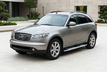 Infiniti FX 2003–2008 Mevsim Grey sidetrin (2 stk., aluminium) foto 1