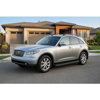 Allmond Black sidetrin (2 stk., aluminium) Infiniti FX 2003–2008 foto 1