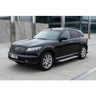 Sidetrin Allmond Grey (2 stk., aluminium) foto 1