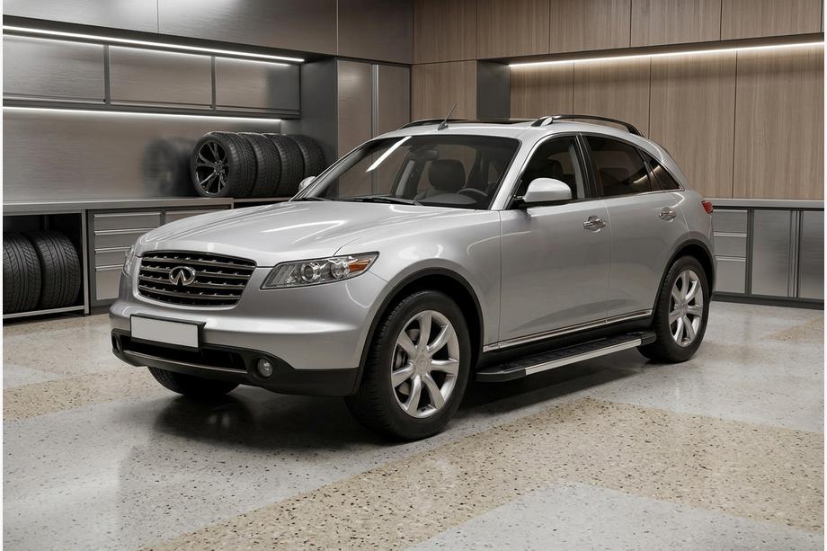 Infiniti FX 2003–2008 RedLine sidetrin (2 stk., aluminium) Image