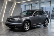 Infiniti FX 2003–2008 Sunrise sidetrin (2 stk., aluminium) foto 1