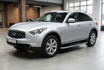 Infiniti FX 2003–2008 Sidetrin Tayga Grey (2 stk., aluminium) foto 1