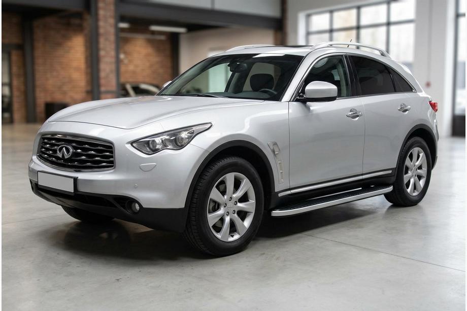 Infiniti FX 2003–2008 Sidetrin Tayga Grey (2 stk., aluminium) Image