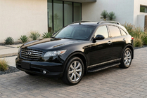 Infiniti FX 2003–2008 Sidetrin Tayga Black (2 stk., aluminium) foto 1