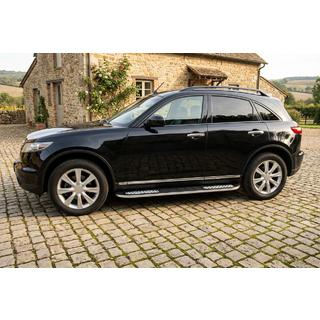 Sidetrin Tayga V2 (2 stk., aluminium) Infiniti FX 2003–2008 foto 1