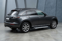 Infiniti FX 2003–2008 Sidetrin Vision New Grey (2 stk., aluminium) foto 1