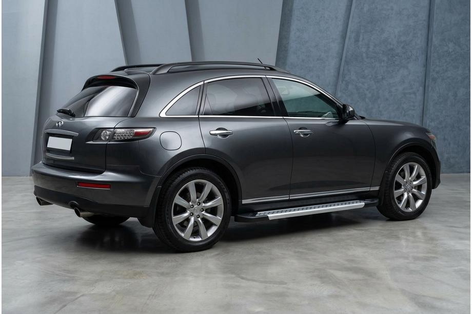 Infiniti FX 2003–2008 Sidetrin Vision New Grey (2 stk., aluminium) Image